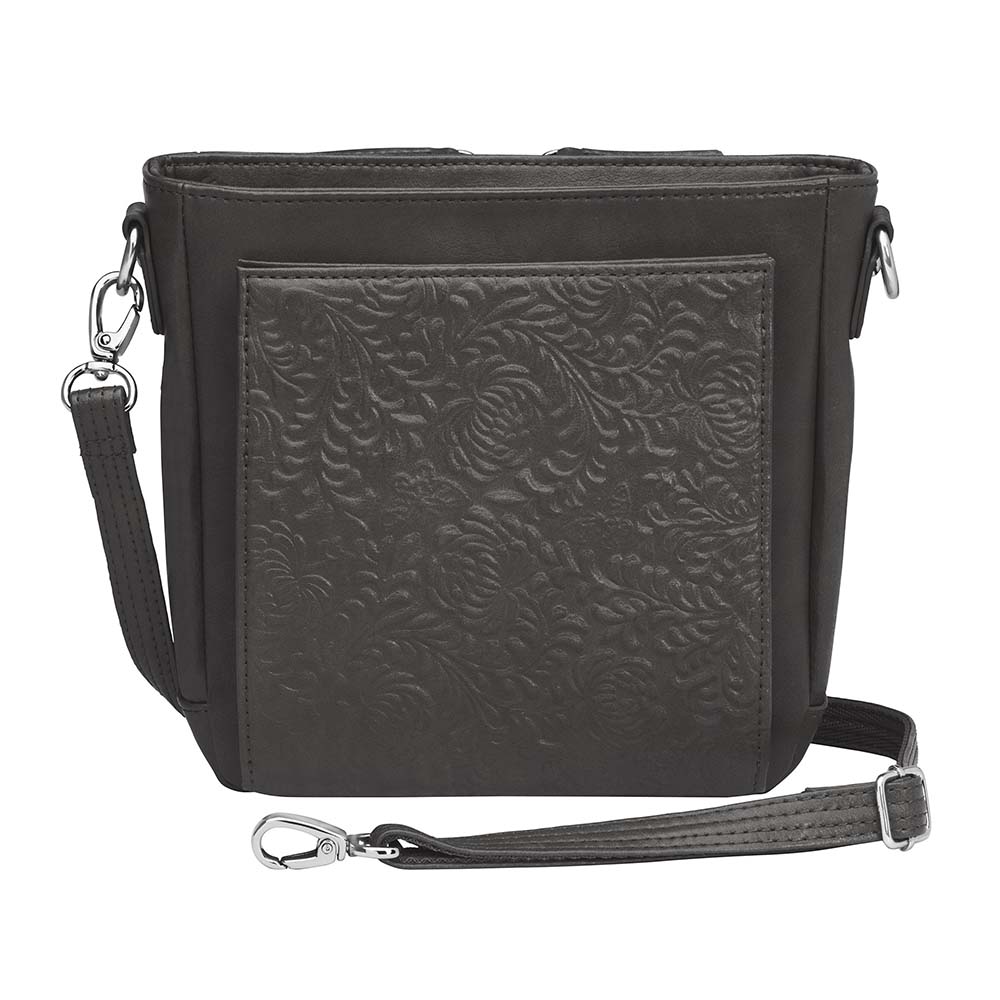 Gun Tote’n Mamas Tooled Leather outlets Cowhide Crossbody Purse Black