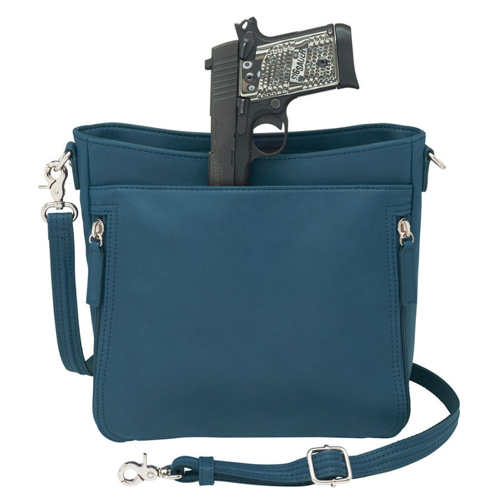 Slim Crossbody, USA Top Grain Smooth Cowhide