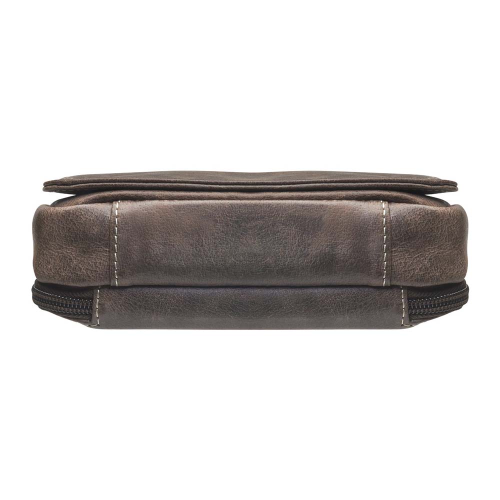 Crossbody Organizer, Distressed Buffalo