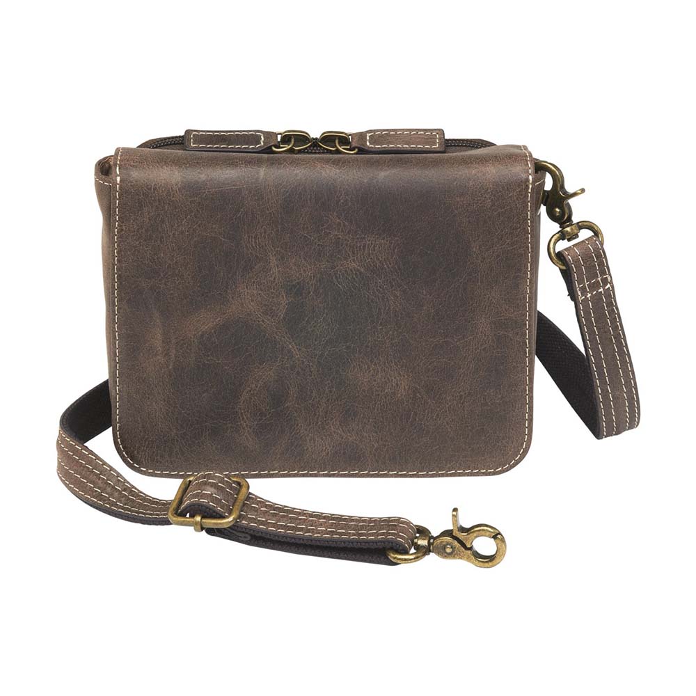 Crossbody Organizer, Distressed Buffalo