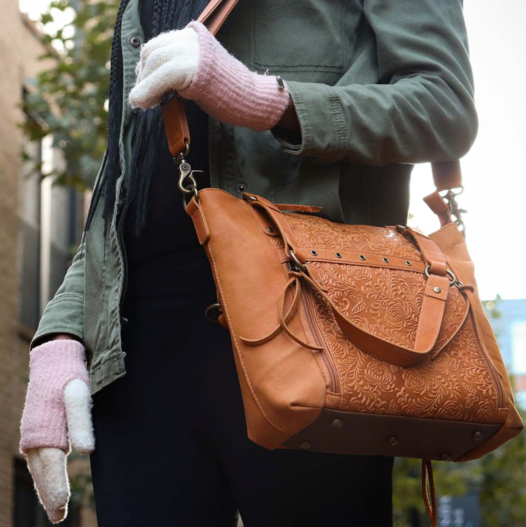 BOHO Shoulder Tote, Cowhide