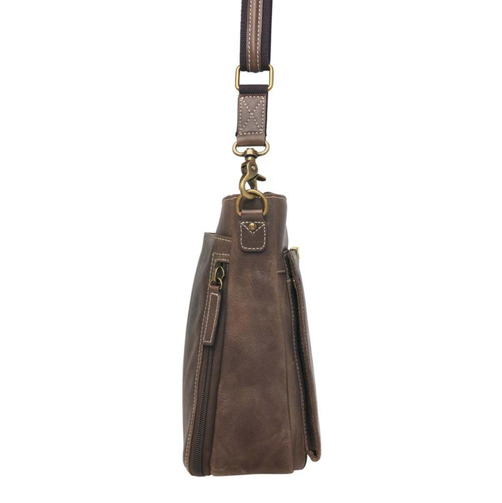 Slim Crossbody, Distressed Buffalo