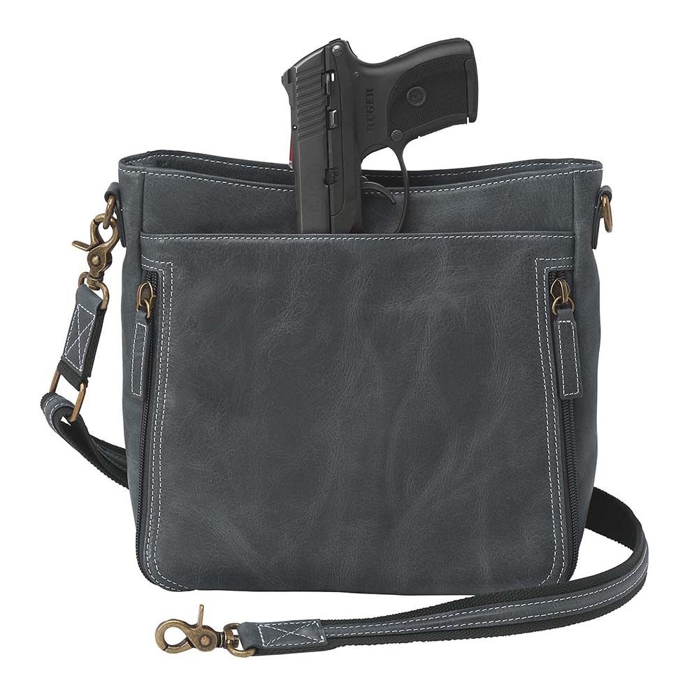 Conceal Carry Crossbody Bag with Dual Access Entry